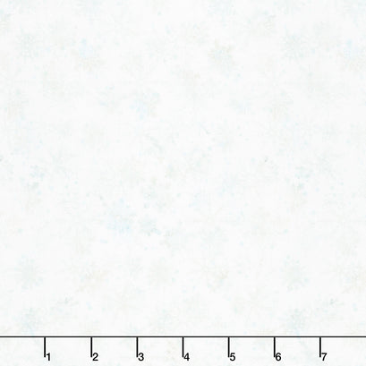 Tundra Crossing - Snowflakes White Yardage