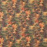 Naturescapes - Autumn Woodland Trees Rust Yardage