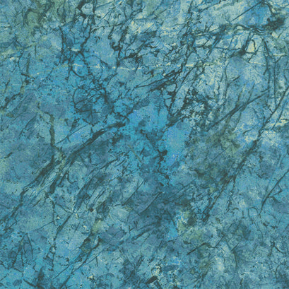 Naturescapes - Autumn Woodland Marble Blue Yardage