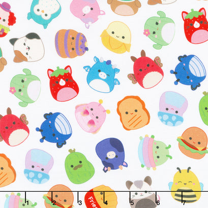 Squishmallows - Character Toss White Yardage