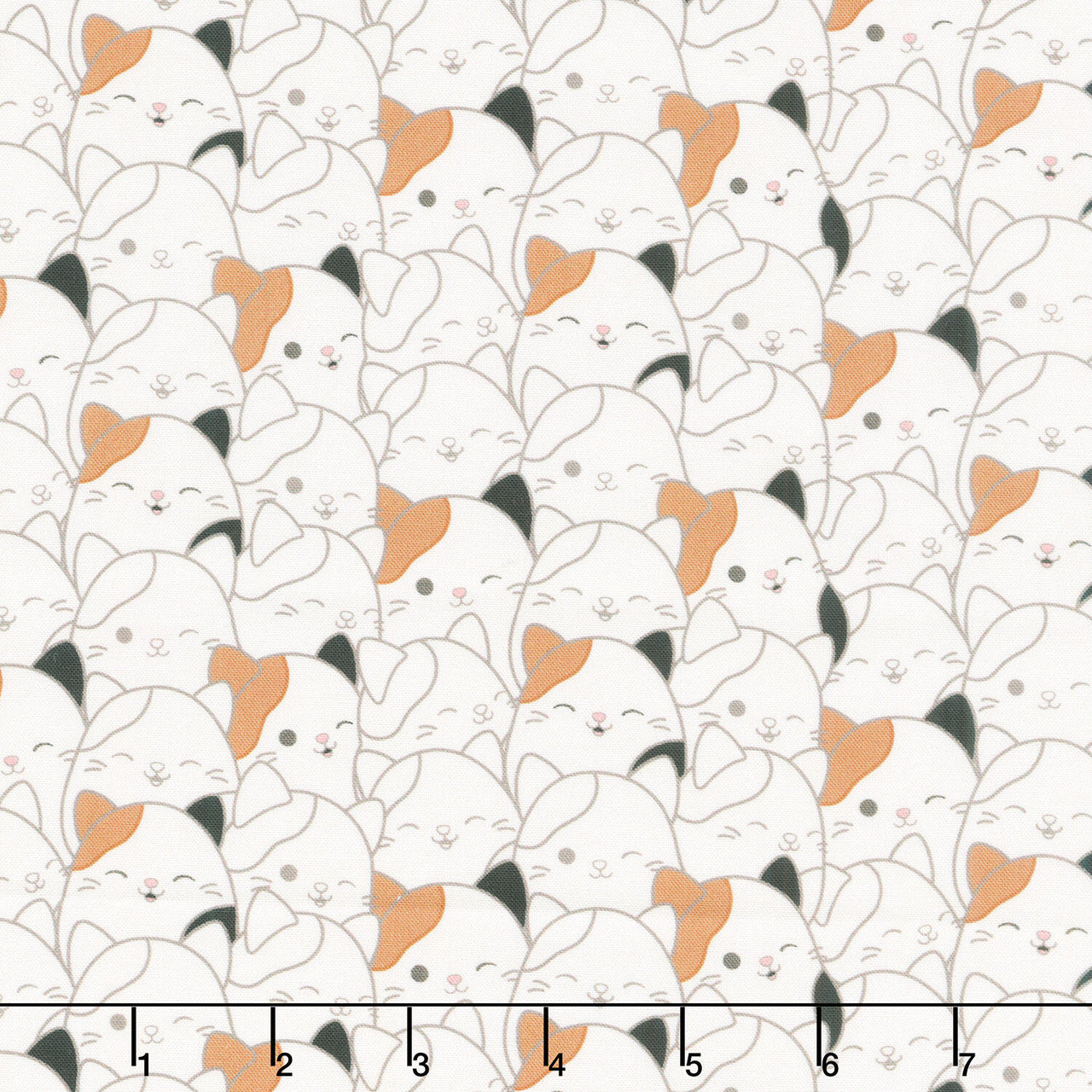 Squishmallows - Cam The Cat Cream Yardage