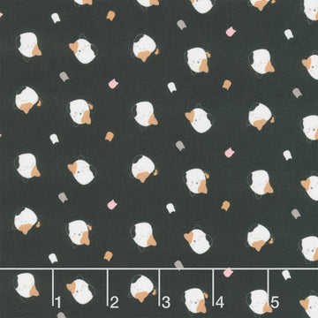 Squishmallows - Cat Toss Black Yardage