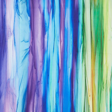 Infatuation - Stripe Ombre Purple Multi Yardage