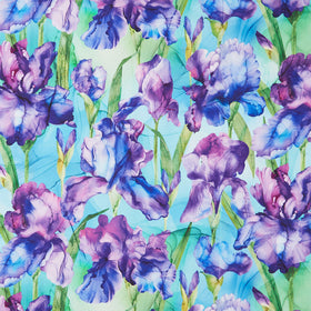 Infatuation - Iris Feature Turq Multi Yardage