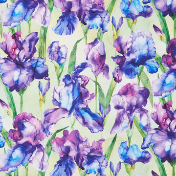 Infatuation - Iris Feature Green Multi Yardage