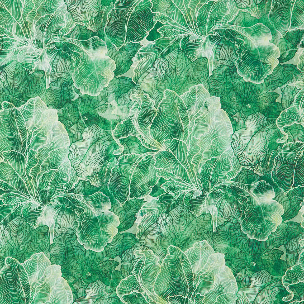 Infatuation - Iris Texture Green Yardage