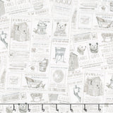 Bear Necessities - Bear News Cream Yardage
