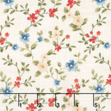 Farmhouse Sampler - Floral Trail Cream Multi Yardage