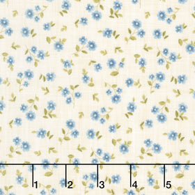 Farmhouse Sampler - Floral Spot Cream Multi Yardage