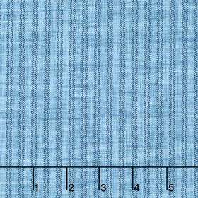 Farmhouse Sampler - Ticking Stripe Blue Yardage