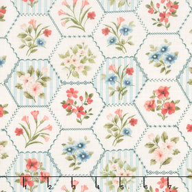 Farmhouse Sampler - Sampler Cream Multi Yardage