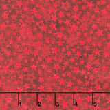 Stonehenge - Stars and Stripes Tonal Stars Red Yardage