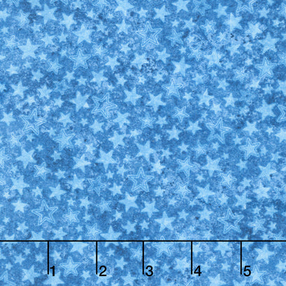 Stonehenge - Stars and Stripes Tonal Stars Blue Yardage