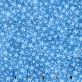 Stonehenge - Stars and Stripes Tonal Stars Blue Yardage