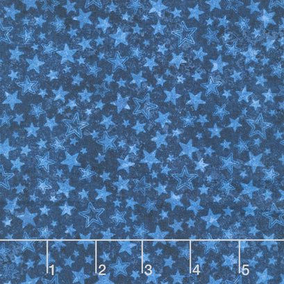Stonehenge - Stars and Stripes Tonal Stars Navy Yardage