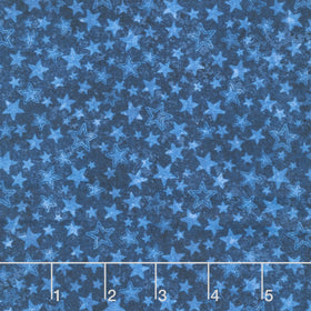 Stonehenge - Stars and Stripes Tonal Stars Navy Yardage