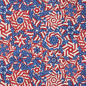 Stonehenge - Stars and Stripes Pinwheels Navy Multi Yardage