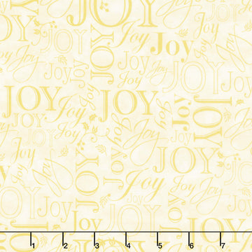 Deck the Halls - Joy Blender Beige Multi Yardage
