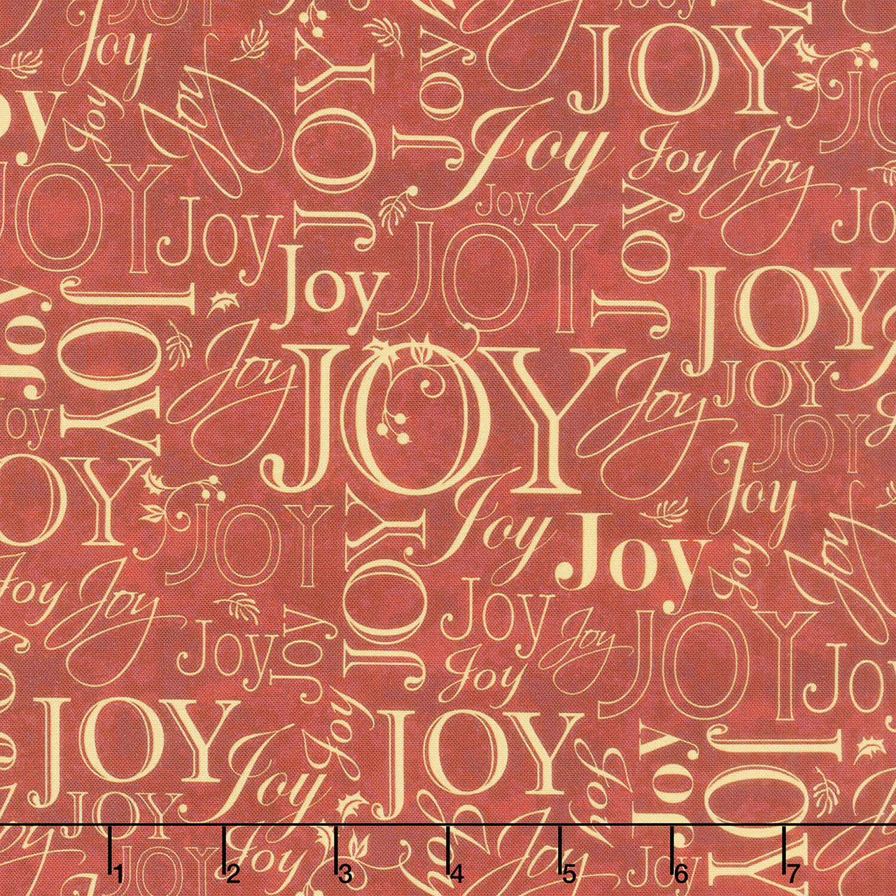 Deck the Halls - Joy Blender Red Yardage