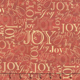 Deck the Halls - Joy Blender Red Yardage