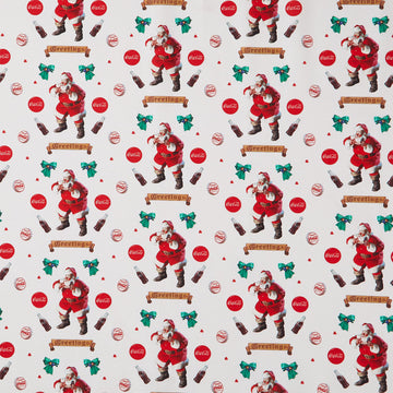 Coca-Cola - Greetings Taupe Multi Yardage