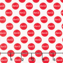 Coca-Cola - Dot White/Red Yardage