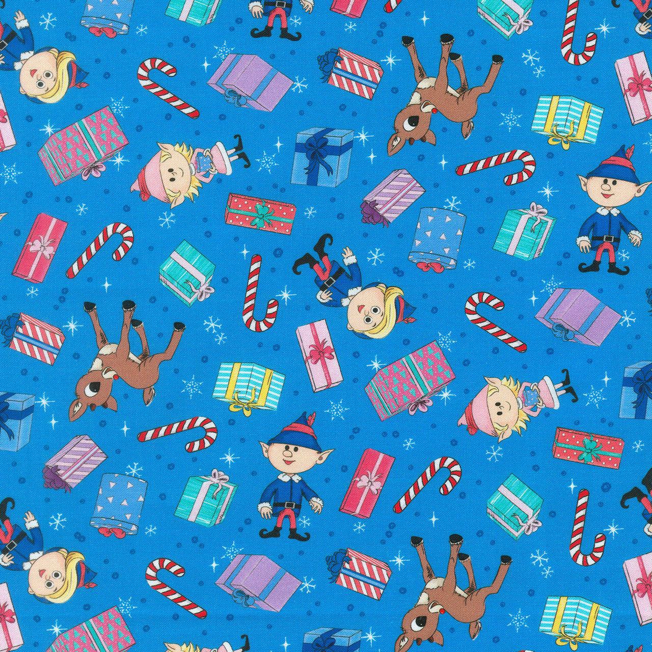 Rudolph the Red-Nosed Reindeer - Presents Blue Yardage