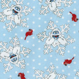 Rudolph the Red-Nosed Reindeer - Bumble Light Blue Yardage