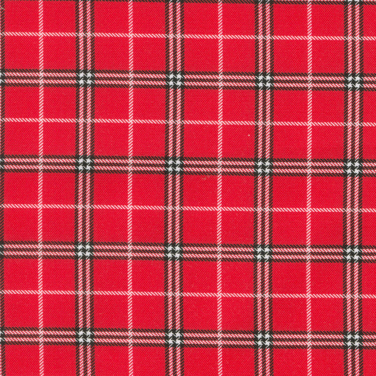 Rudolph the Red-Nosed Reindeer - Plaid Red Yardage