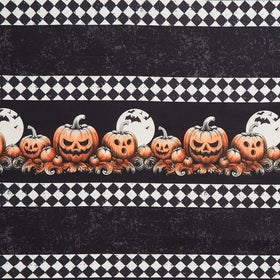 Haunted Hollow - Hallowen Border Stripe Halloween Yardage