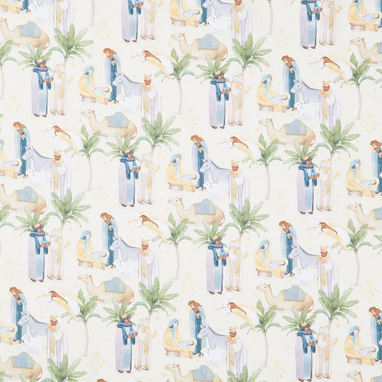 The Nativity - Scenic Cream Multi Yardage