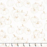 Night Owl - Pumpkin Blender Cream Yardage