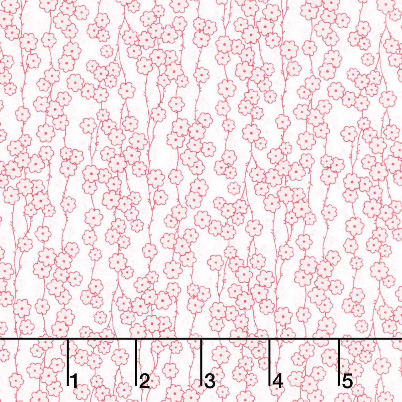 Quilting in Bloom - Daisy Chain Pink Multi Yardage