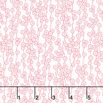 Quilting in Bloom - Daisy Chain Pink Multi Yardage