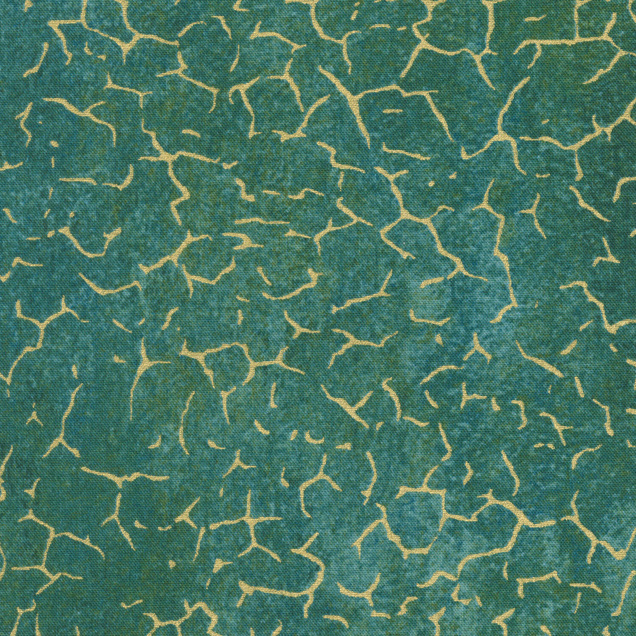 Stonehenge - Valencia Terazzo Medium Teal Metallic Yardage