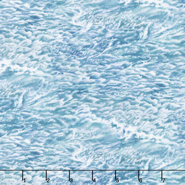 Naturescapes - Voyage Waves Blue Multi Yardage