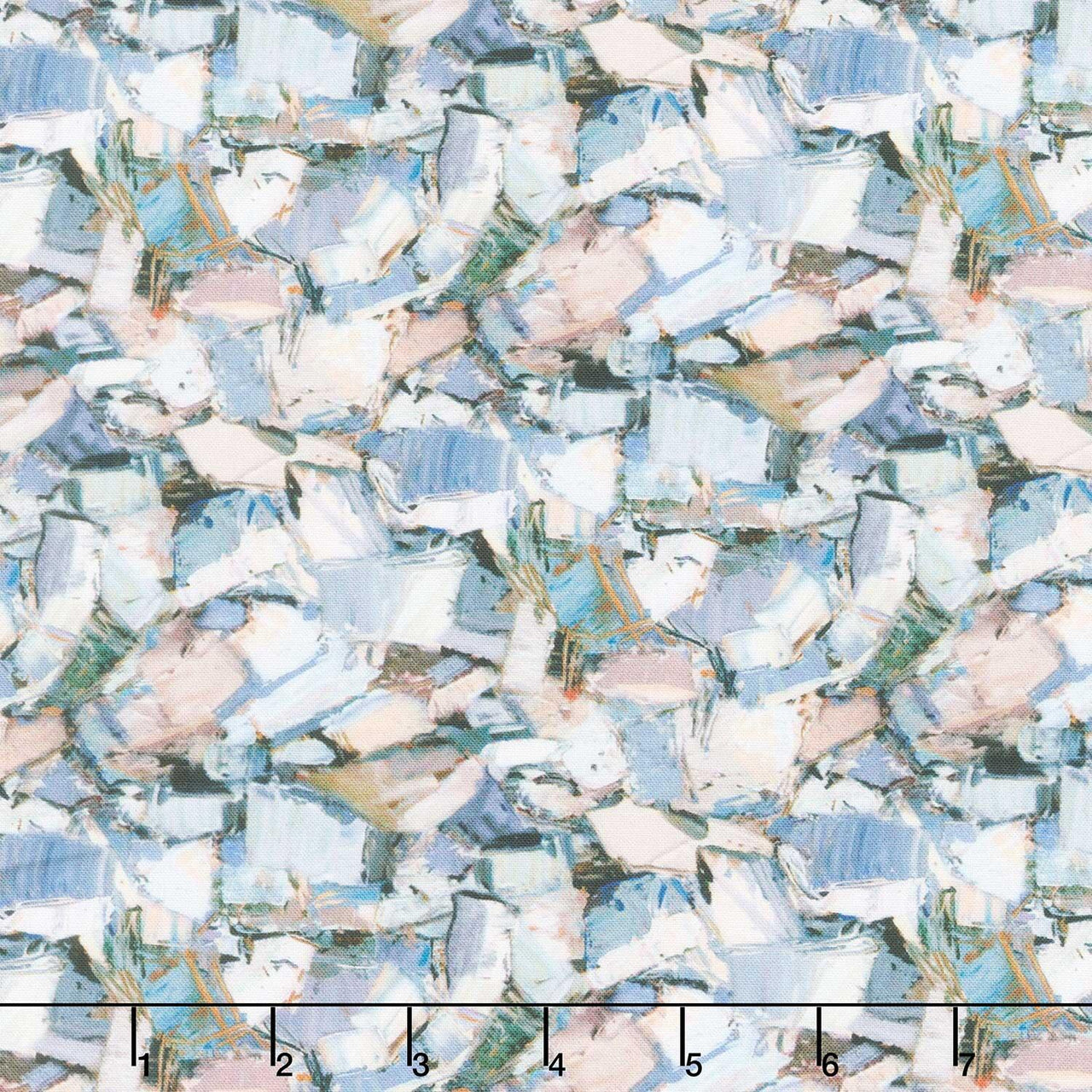 Canoe Lake - Rocks Gray Multi Yardage