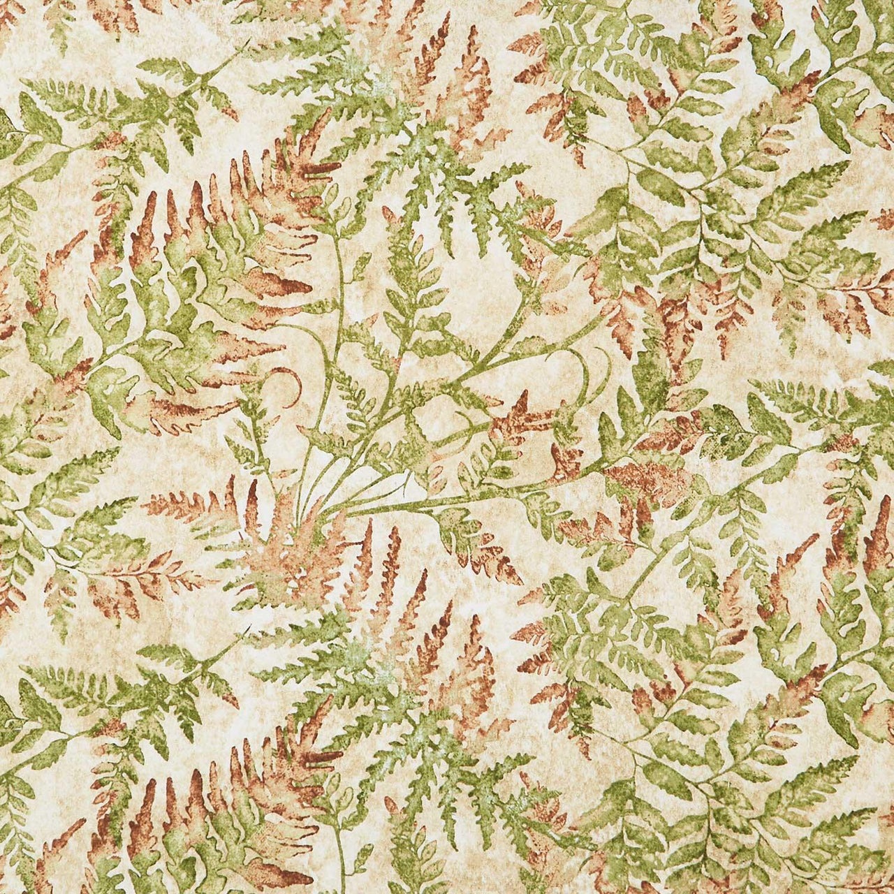 Stonehenge - Organics Ferns Beige Multi Yardage