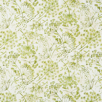 Stonehenge - Organics Queen Anne's La Cream Green Yardage