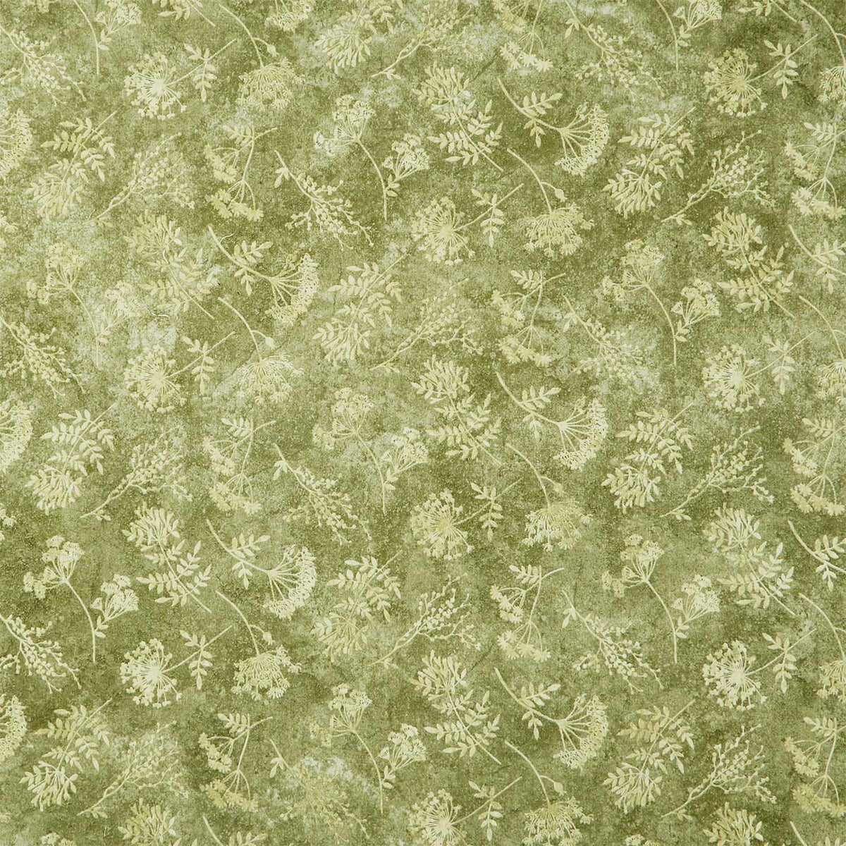 Stonehenge - Organics Floral Toss Sm Green Yardage