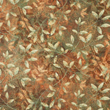 Stonehenge - Organics Leaves Dark Rust Multi Yardage