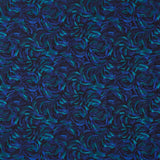 Starry Night - Brushstroke Dk Blue Multi Yardage