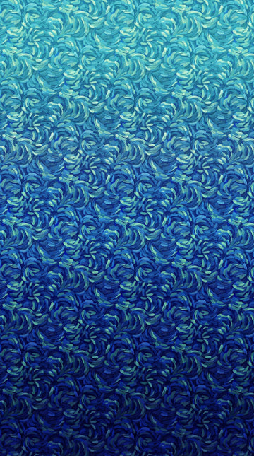 Starry Night - Ombre Dk Blue Multi Yardage