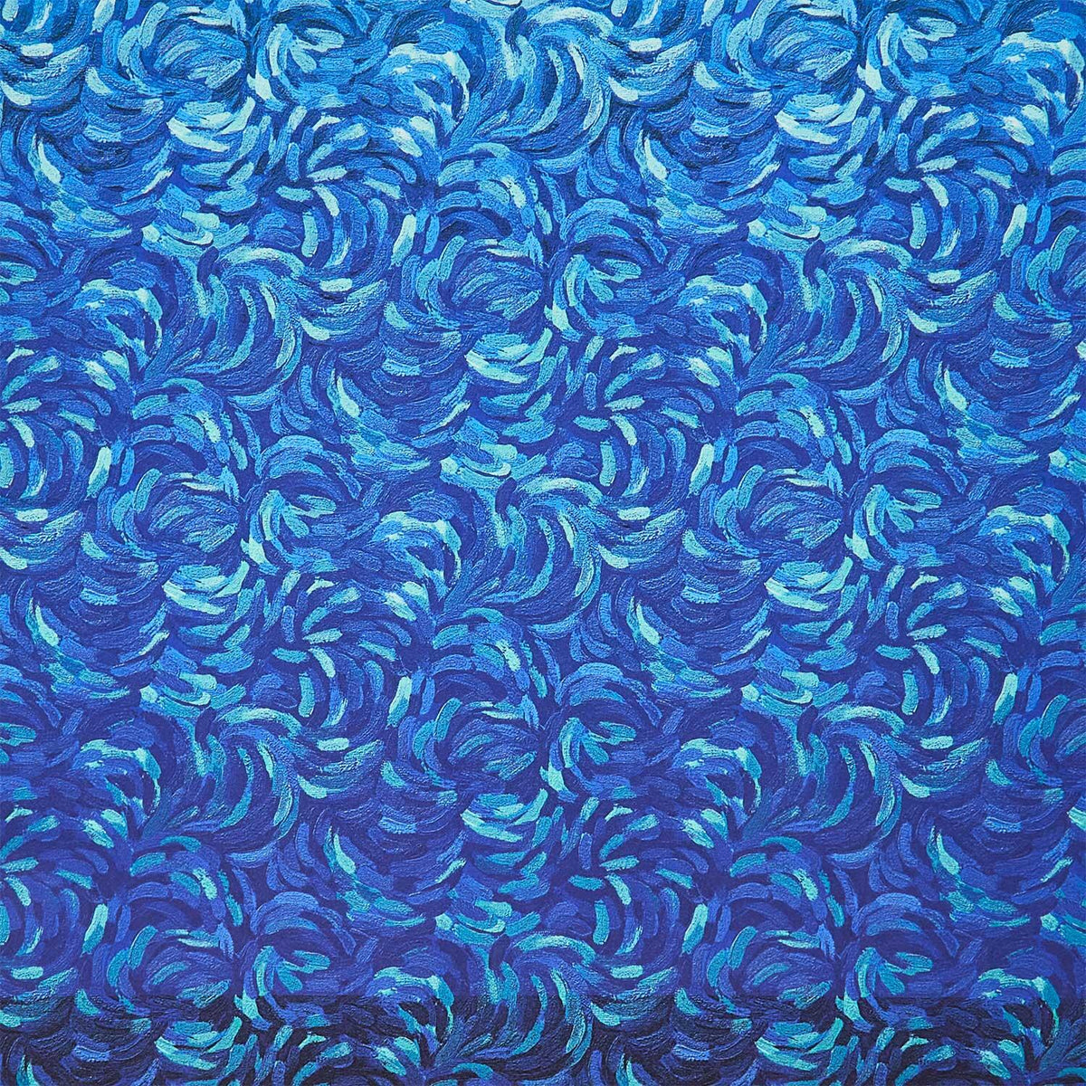 Starry Night - Ombre Dk Blue Multi Yardage