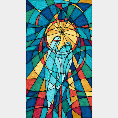 Nativity - Teal Panel