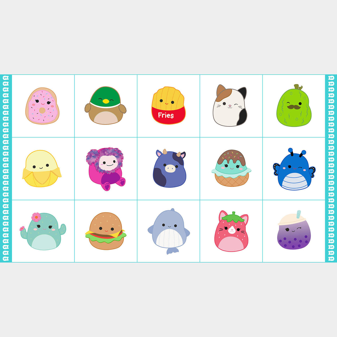 Squishmallows - Character Blocks White Panel