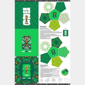 FIFA - World Cup Banner Ball Mexico Green Panel