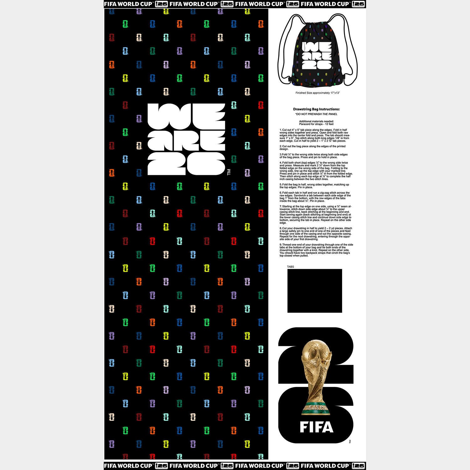 FIFA - World Cup 2026 Backpack Panel