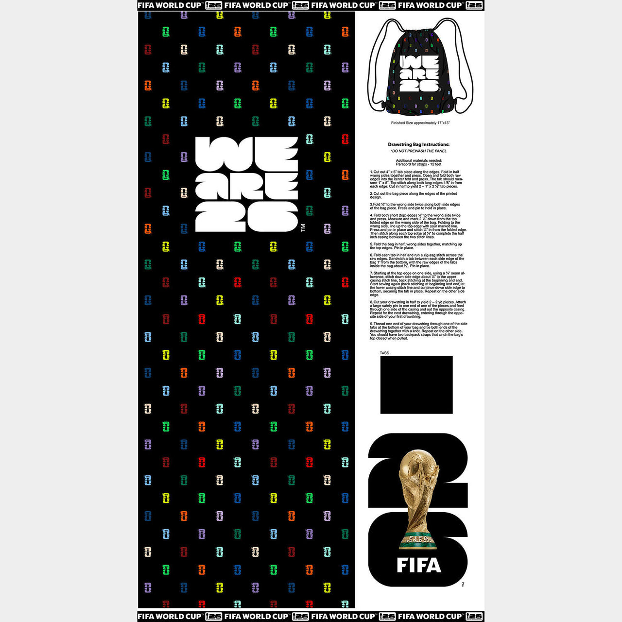 FIFA - World Cup 2026 Backpack Panel