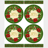 Deck the Halls - Placemats Pine Multi Panel